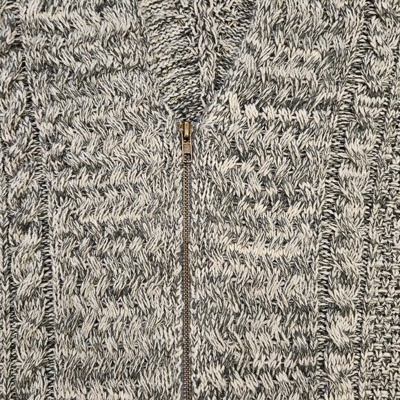 Moth Anthropologie Cardigan Womens One Size Sleeveless Zip Front Chunky Knit - Picture 6 of 13